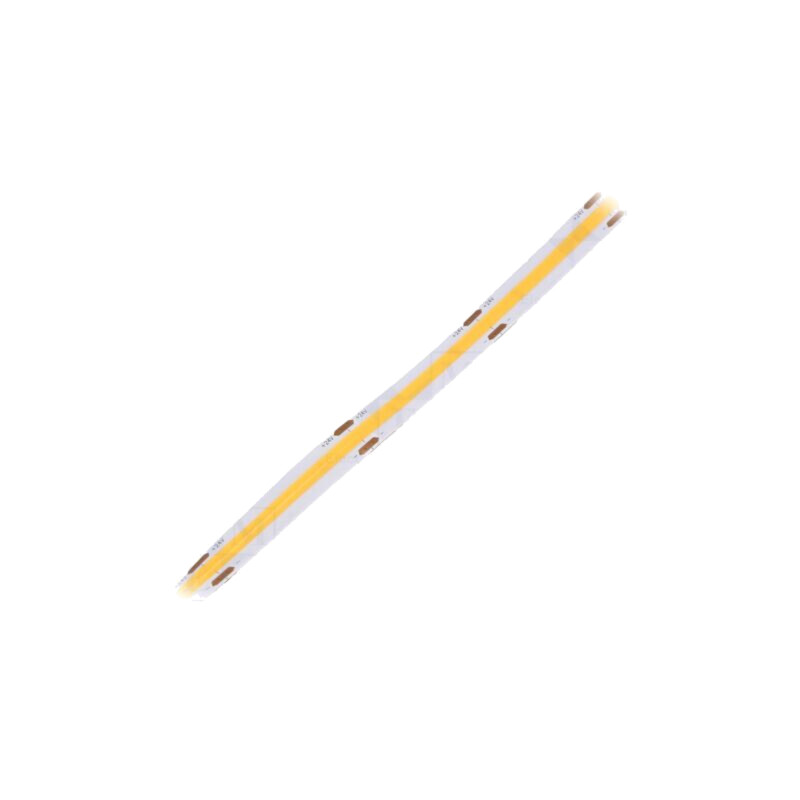 Bandă LED COB; alb cald; LED/m: 480; 10mm; IP20; 180°; 12W/m; 24VDC Bandă LED COB; alb cald; LED/m: 480; 10mm; IP20; 180°; 12W/m; 24VDC