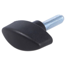 Buton de reglare a fluturilor; Filet ext: M10; 20mm; H: 34mm