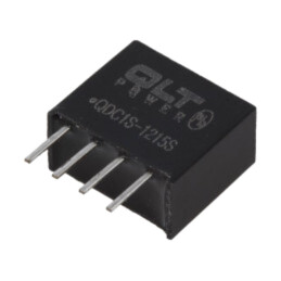 Convertor: DC/DC; 1W; Uintr: 10,8÷13,2VDC; Uieş: 15VDC; SIL4; 100kHz