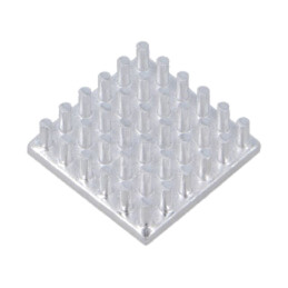Radiator: extrudat; cu aripioare; naturală; L: 22mm; W: 22mm; brut
