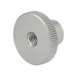 Buton de reglare; Ø: 24mm; Filet int: M6; H: 15mm; oțel inoxidabil