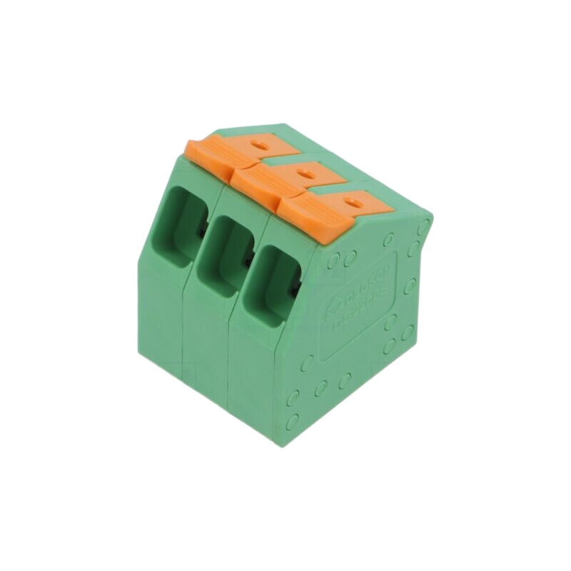 Conector: regletă de conexiuni pt.PCB; Terminal; 41A; 1kV; verde Conector: regletă de conexiuni pt.PCB; Terminal; 41A; 1kV; verde