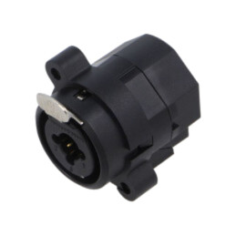 Conector: Jack 6,3mm + XLR; soclu; mamă; drept; THT; Combo I; 3A
