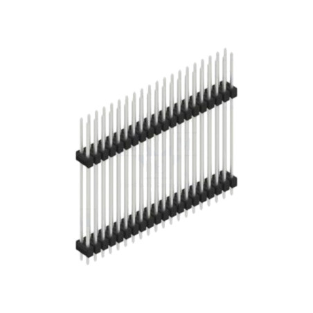 Conector: şiruri pini; şir pini; tată; PIN: 40; 3A; 250V; THT; 2,54mm