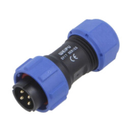 Conector: circular; mufă; tată; PIN: 4; IP67; SY17; 15A; 500V; lipire