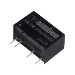 Convertor: DC/DC; 1W; Uintr: 4,5÷5,5VDC; Uieş: 24VDC; Iieş: 42mA