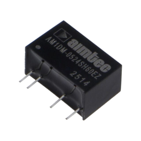 Convertor: DC/DC; 1W; Uintr: 4,5÷5,5VDC; Uieş: 24VDC; Iieş: 42mA