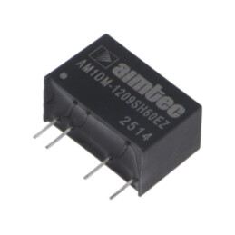 Convertor: DC/DC; 1W; Uintr: 10,8÷13,2VDC; Uieş: 9VDC; Iieş: 112mA
