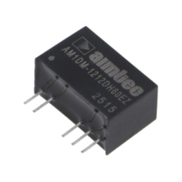 Convertor: DC/DC; 1W; Uintr: 10,8÷13,2VDC; Uieş: -12VDC; Iieş: -42mA
