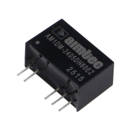 Convertor: DC/DC; 1W; Uintr: 21,6÷26,4VDC; Uieş: -5VDC; Uieş2: 5VDC