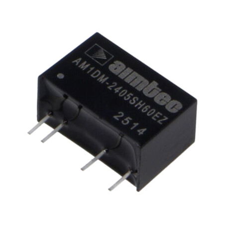 Convertor: DC/DC; 1W; Uintr: 21,6÷26,4VDC; Uieş: 5VDC; Iieş: 200mA