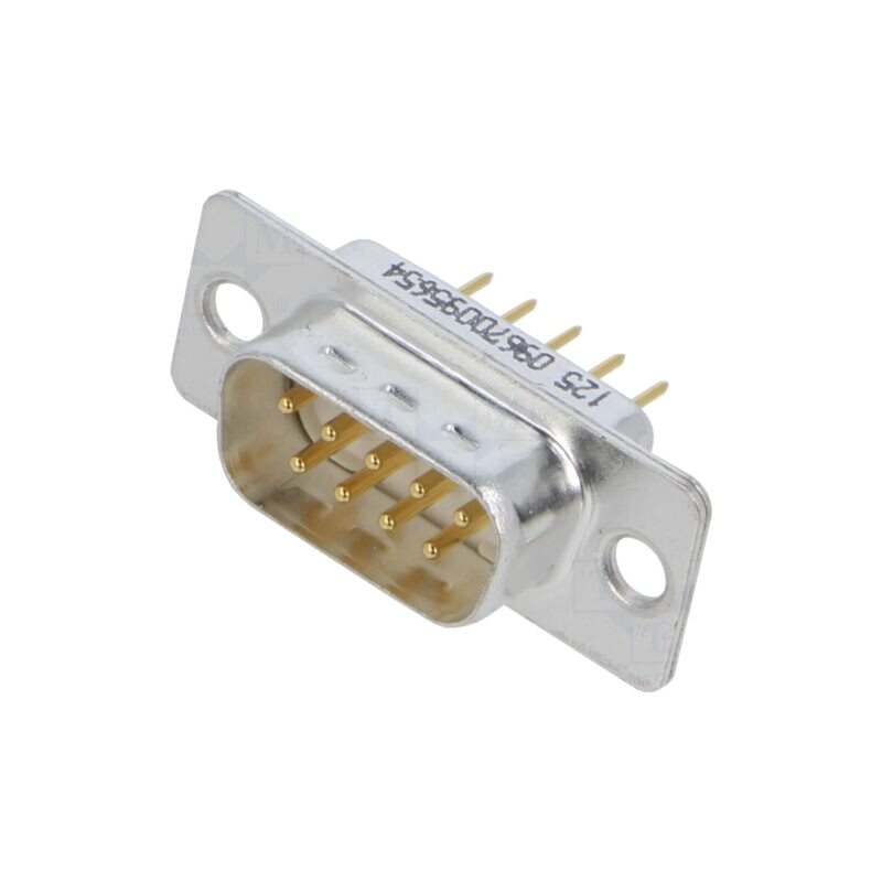 Conector: D-Sub; PIN: 9; soclu; tată; pentru PCB; drept; THT Conector: D-Sub; PIN: 9; soclu; tată; pentru PCB; drept; THT
