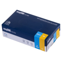 Mănuşi de protecţie; Dimensiune: M; albastră; nitril; 100buc.