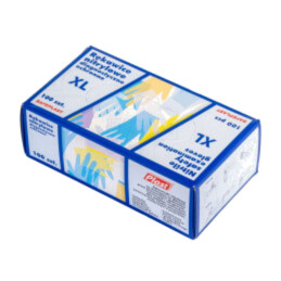Mănuşi de protecţie; Dimensiune: XL; albastră; nitril; 100buc.
