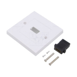 Conector: HDMI; soclu; HDMI soclu,din ambele părţi; în perete