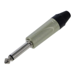 Conector: Jack 6,3mm; mufă; tată; mono; piste: 2; drept; pe cablu
