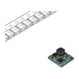 Convertor: DC/DC; 1,65W; Uintr: 5÷36VDC; Uieş: 3,3VDC; Iieş: 0,5A