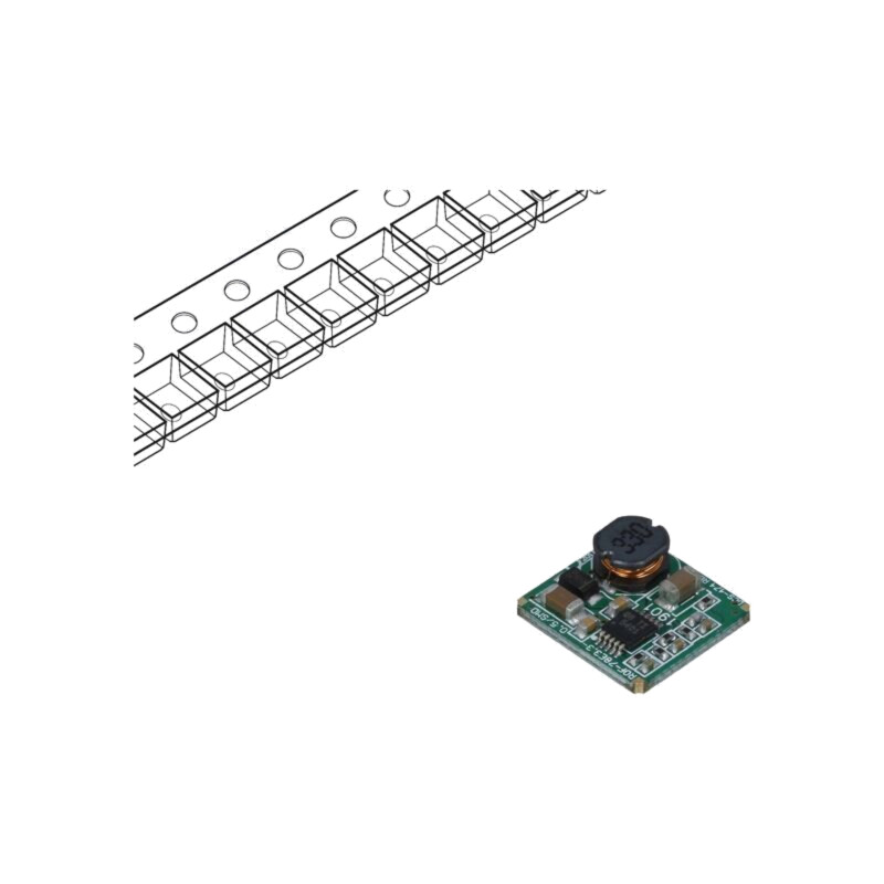 Convertor: DC/DC; 1,65W; Uintr: 5÷36VDC; Uieş: 3,3VDC; Iieş: 0,5A Convertor: DC/DC; 1,65W; Uintr: 5÷36VDC; Uieş: 3,3VDC; Iieş: 0,5A