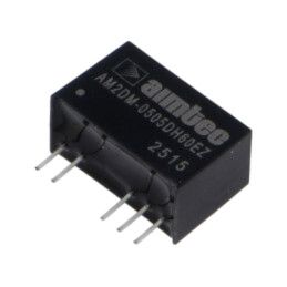 Convertor: DC/DC; 2W; Uintr: 4,5÷5,5VDC; Uieş: -5VDC; Uieş2: 5VDC