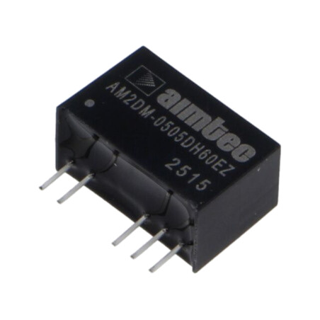Convertor: DC/DC; 2W; Uintr: 4,5÷5,5VDC; Uieş: -5VDC; Uieş2: 5VDC
