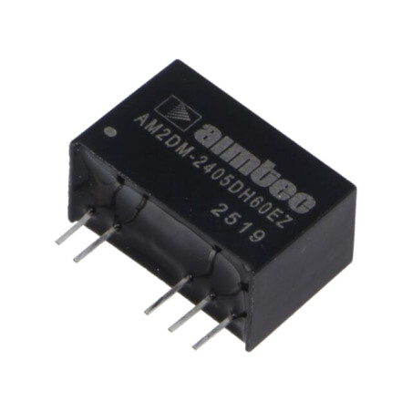 Convertor: DC/DC; 2W; Uintr: 21,6÷26,4VDC; Uieş: -5VDC; Uieş2: 5VDC