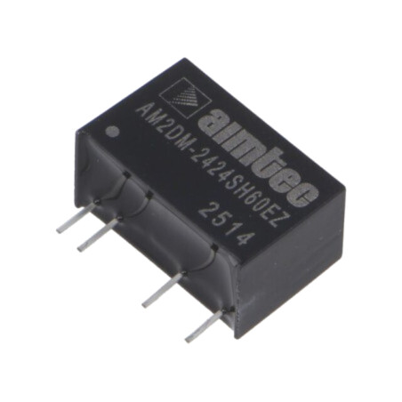 Convertor: DC/DC; 2W; Uintr: 21,6÷26,4VDC; Uieş: 24VDC; Iieş: 84mA