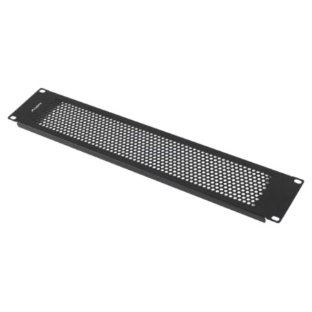 Capac de protecţie; 2U; neagră; Standard: 19"; perforat