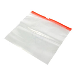 Pungă cu glisor; Lung: 180mm; Lăţ: 200mm; Gros: 70um; transparentă