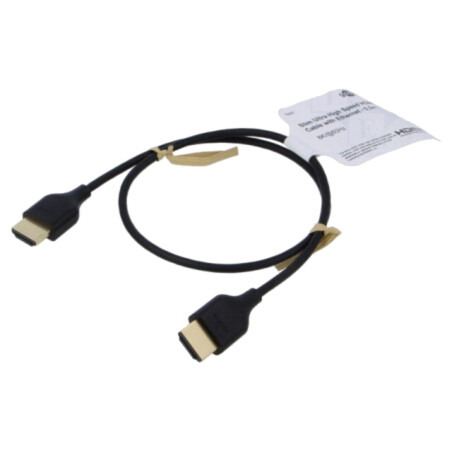 Cablu; HDMI mufă,din ambele părţi; HDCP 2.2,HDMI 2.0,slim; 0,5m