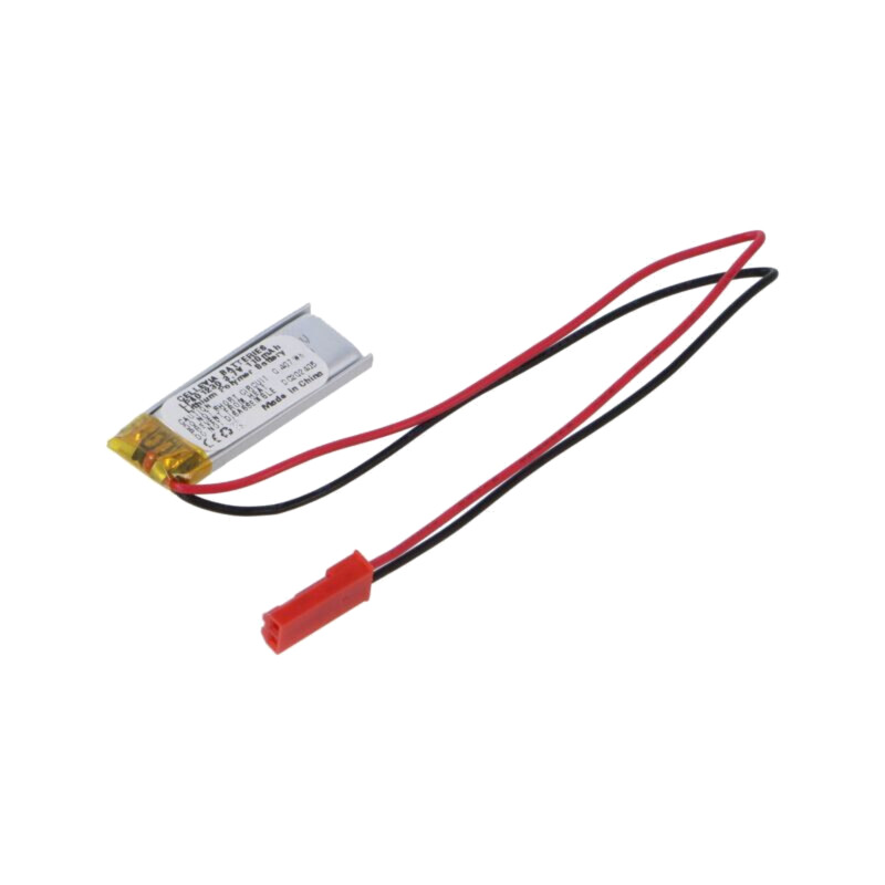 Acumul: Li-Po; 3,7V; 110mAh; cabluri,contector JST SYP-02T-1 Acumul: Li-Po; 3,7V; 110mAh; cabluri,contector JST SYP-02T-1