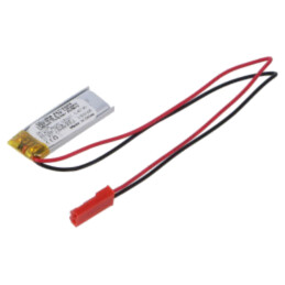 Acumul: Li-Po; 3,7V; 110mAh; cabluri,contector JST SYP-02T-1