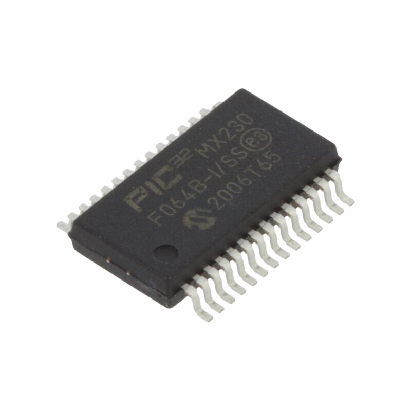IC: microcontroler PIC; 64kB; 2,3÷3,6VDC; SMD; SSOP28; PIC32; tub