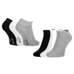 Work socks; Size: 43-46; white,black,grey; thin,short; 3pcs.