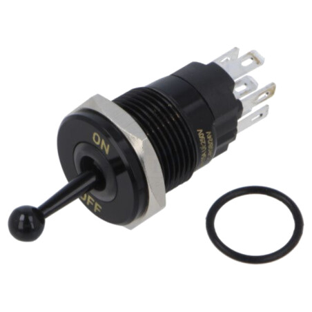 Comutator: basculant; Poz: 2; SPDT; ON-ON; 5A/250VAC; -40÷85°C; IP67