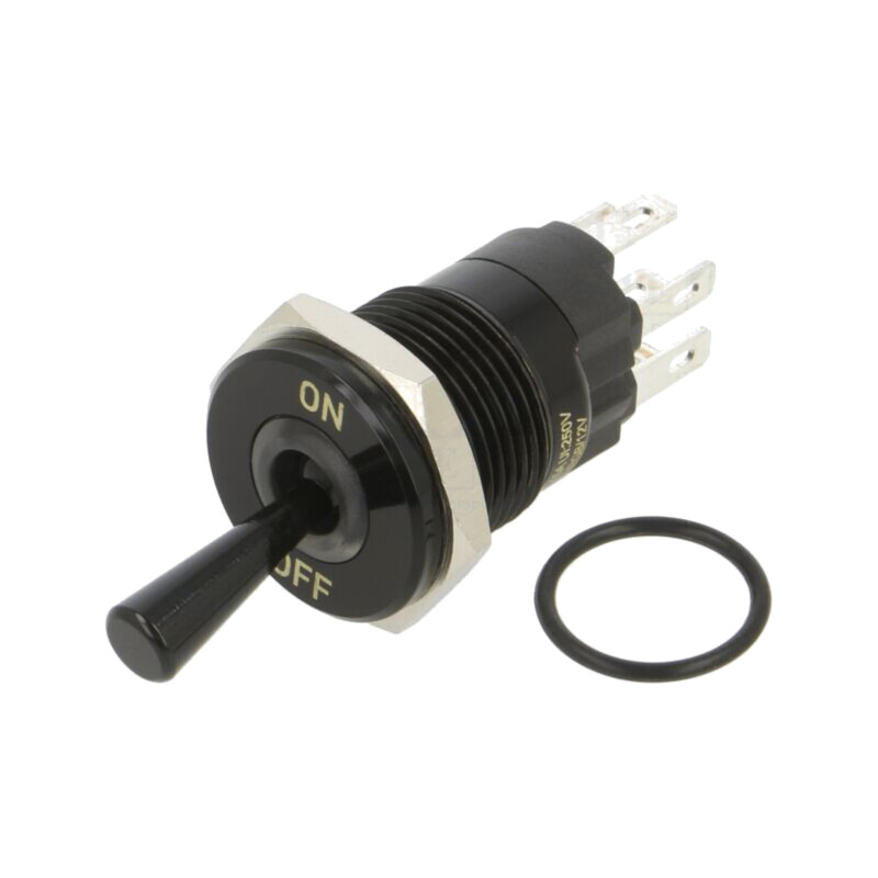 Comutator: basculant; Poz: 2; SPDT; ON-ON; 5A/250VAC; -40÷85°C; IP67 Comutator: basculant; Poz: 2; SPDT; ON-ON; 5A/250VAC; -40÷85°C; IP67