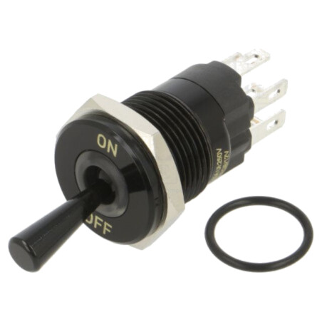 Comutator: basculant; Poz: 2; SPDT; ON-ON; 5A/250VAC; -40÷85°C; IP67