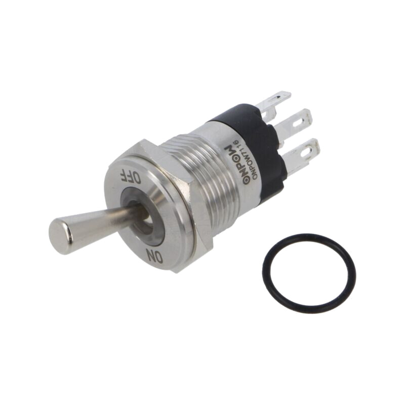 Comutator: basculant; Poz: 2; SPDT; ON-ON; 5A/250VAC; -40÷85°C; IP67 Comutator: basculant; Poz: 2; SPDT; ON-ON; 5A/250VAC; -40÷85°C; IP67