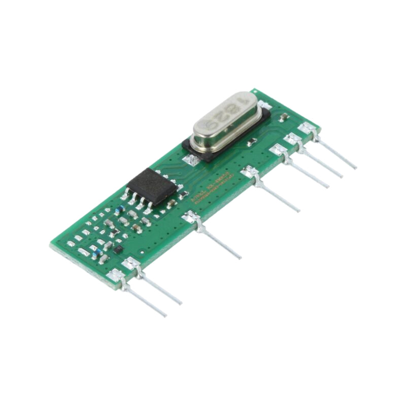 Modul: RF; receptor FM; AM,ASK; 433,92MHz; -112dBm; 5VDC; 4,3mA Modul: RF; receptor FM; AM,ASK; 433,92MHz; -112dBm; 5VDC; 4,3mA