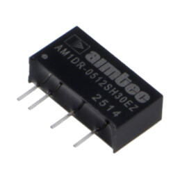 Convertor: DC/DC; 1W; Uintr: 4,75÷5,25VDC; Uieş: 12VDC; Iieş: 84mA