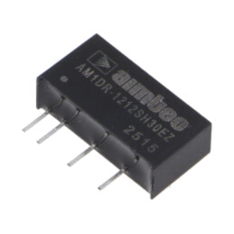 Convertor: DC/DC; 1W; Uintr: 11,2÷12,6VDC; Uieş: 12VDC; Iieş: 84mA