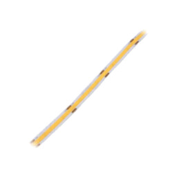 Bandă LED COB; alb cald; LED/m: 320; 8mm; IP20; 180°; 8W/m; 24VDC