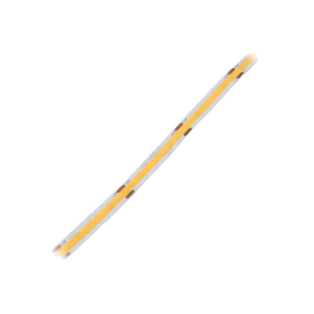 Bandă LED COB; alb cald; LED/m: 320; 8mm; IP20; 180°; 8W/m; 24VDC