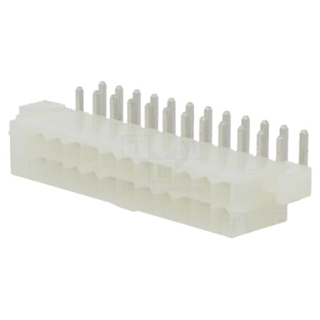 Conector: cablu-placă; soclu; tată; PIN: 24; Mini-Fit Jr; 13A; THT