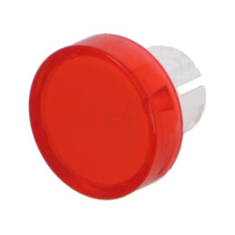 Lentilă pentru buton; 16mm; 51; roşie; plastic