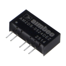 Convertor: DC/DC; 2W; Uintr: 4,5÷5,5VDC; Uieş: -24VDC; Uieş2: 24VDC