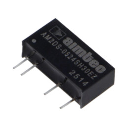 Convertor: DC/DC; 2W; Uintr: 4,5÷5,5VDC; Uieş: 24VDC; Iieş: 84mA
