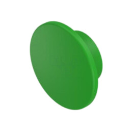 Lentilă pentru buton; 14; verde; plastic; Ø40mm