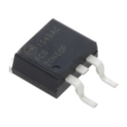 Tranzistor: N-MOSFET; unipolar; 600V; 12,5A; 208W; D2PAK