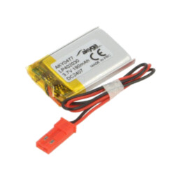 Acumul: Li-Po; 3,7V; 190mAh; cabluri,contector JST SYP-02T-1