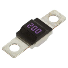 Siguranţă: siguranţă; 200A; 32VDC; auto; cupru; cositorit
